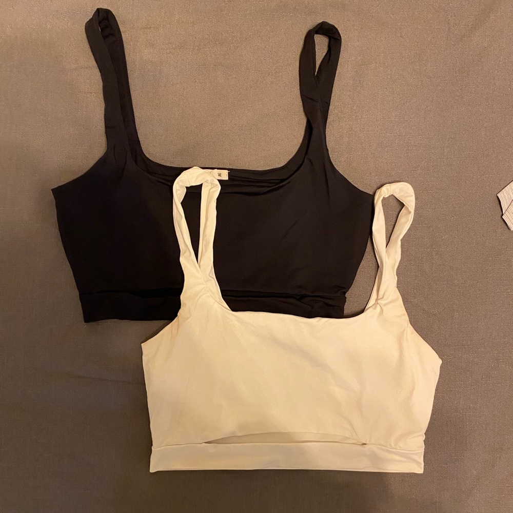 Garage tank tops with slit in stomach